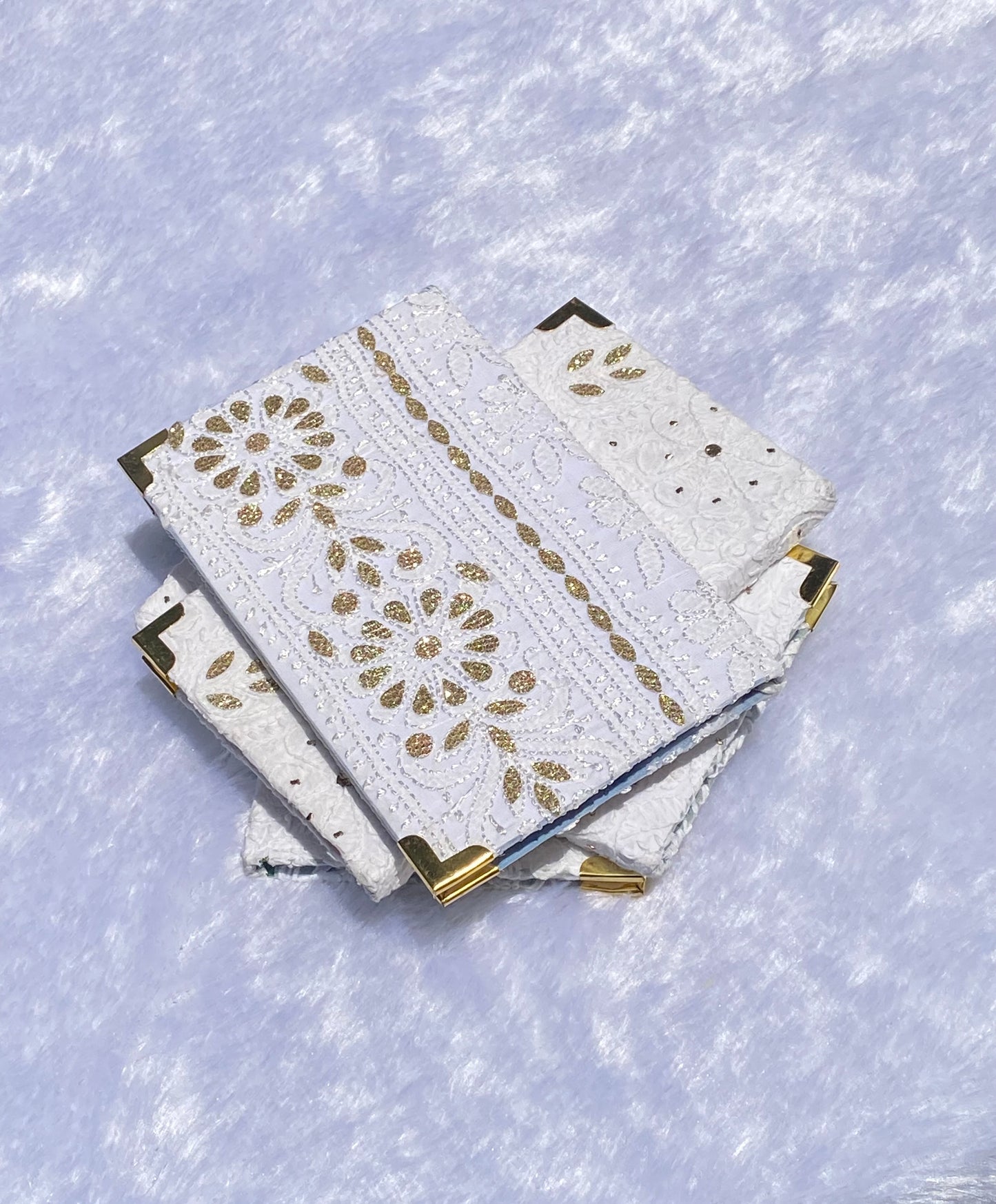 Noor-e-Khaas – Handmade Chikankari & Gota Patti Embroidered Diary