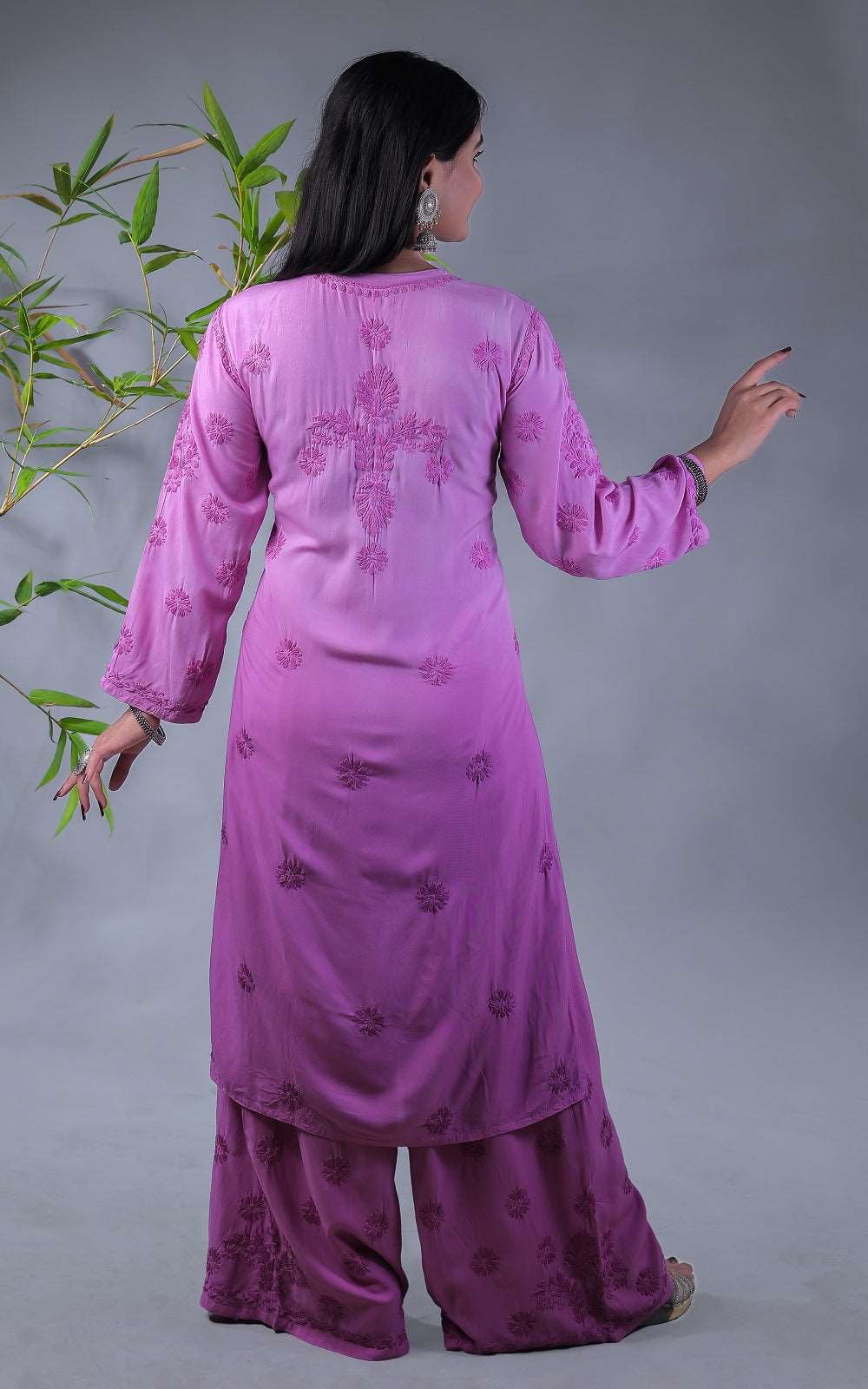 Lavanya Modal Chikankari Kurta Plazo Set