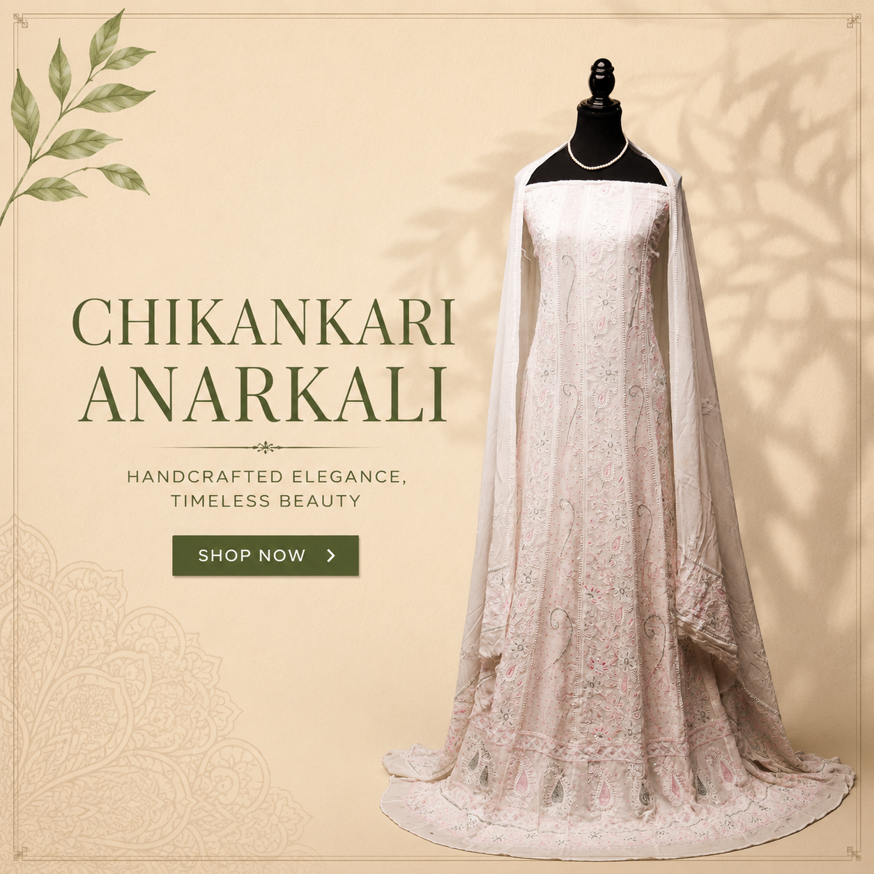 Chikankari Anarkali
