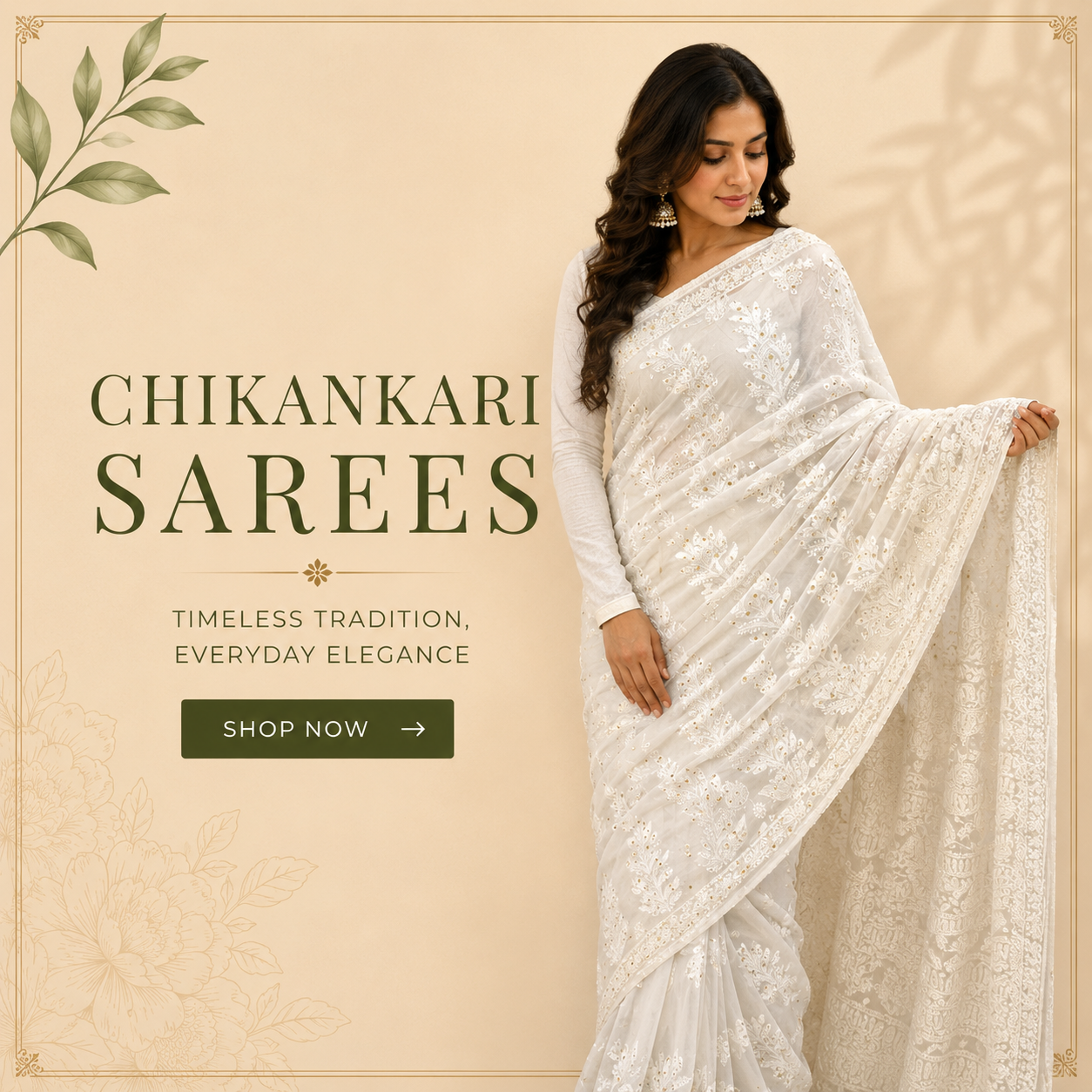 Chikankari Sarees