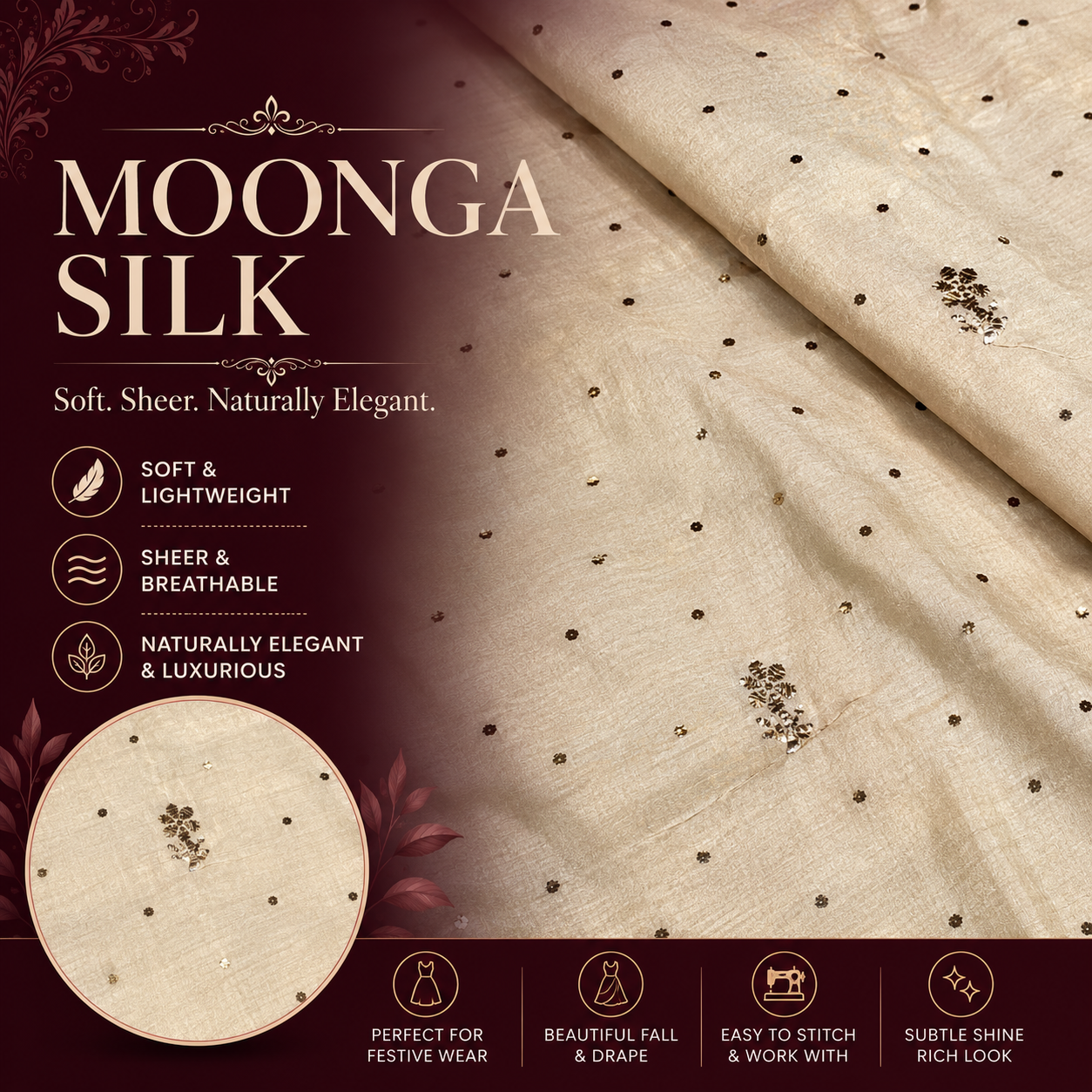 Moonga Silk