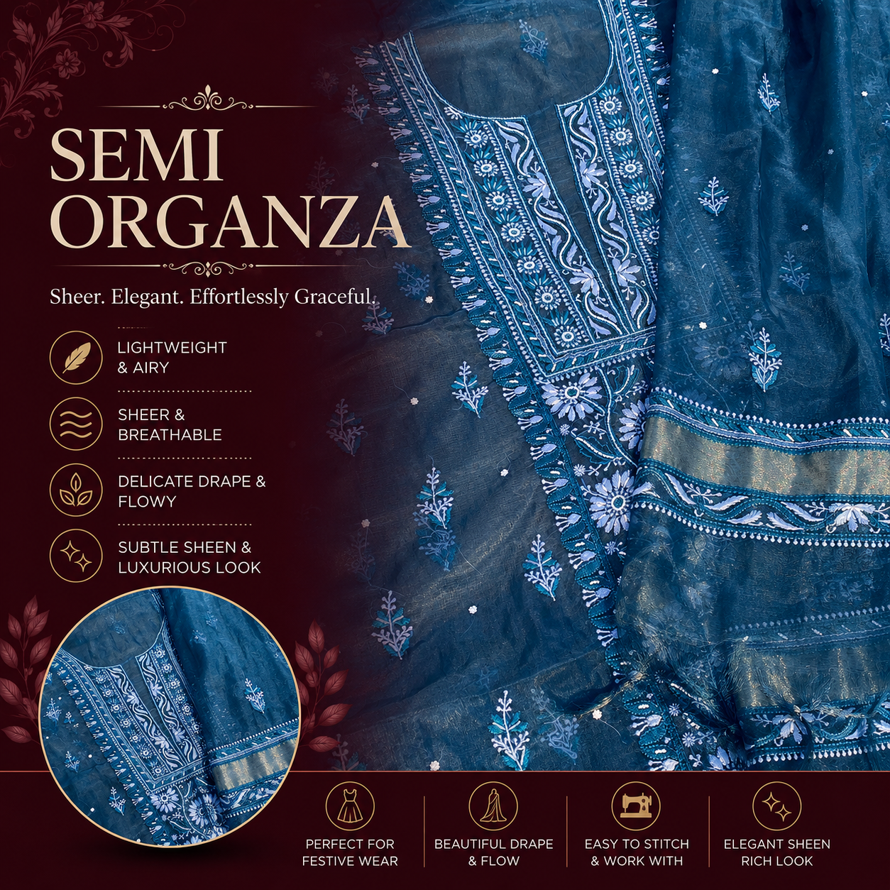 Semi Organza