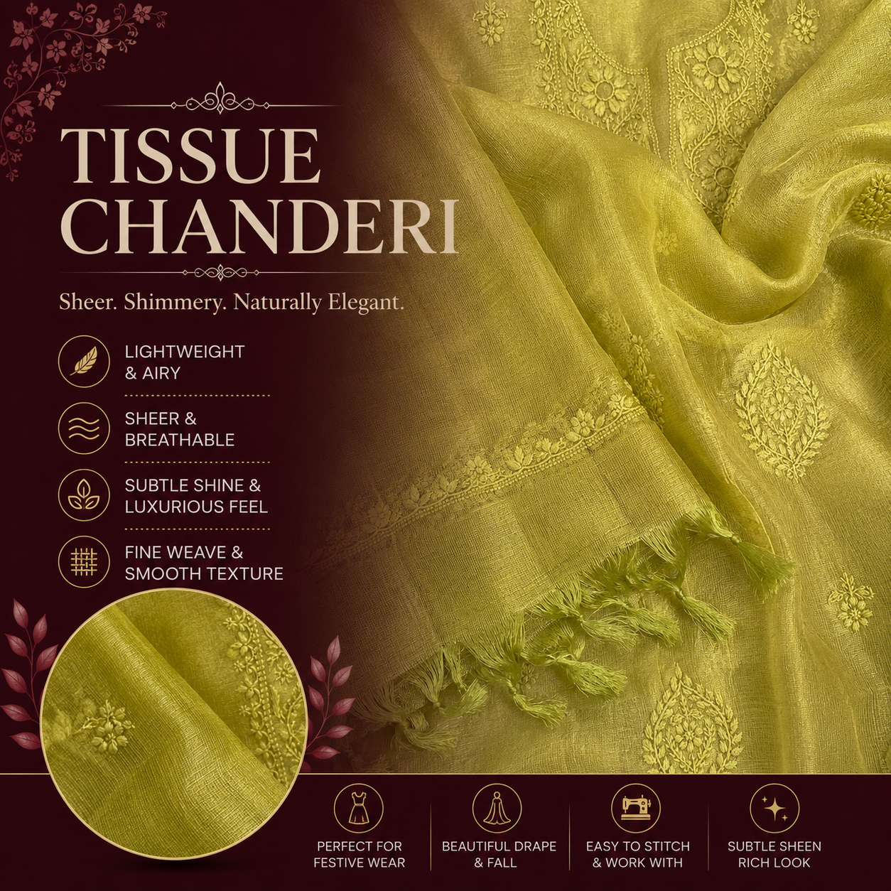 Tissue Chanderi