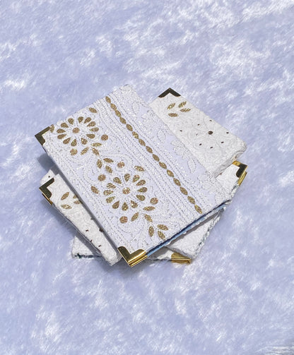 Noor-e-Khaas – Handmade Chikankari & Gota Patti Embroidered Diary