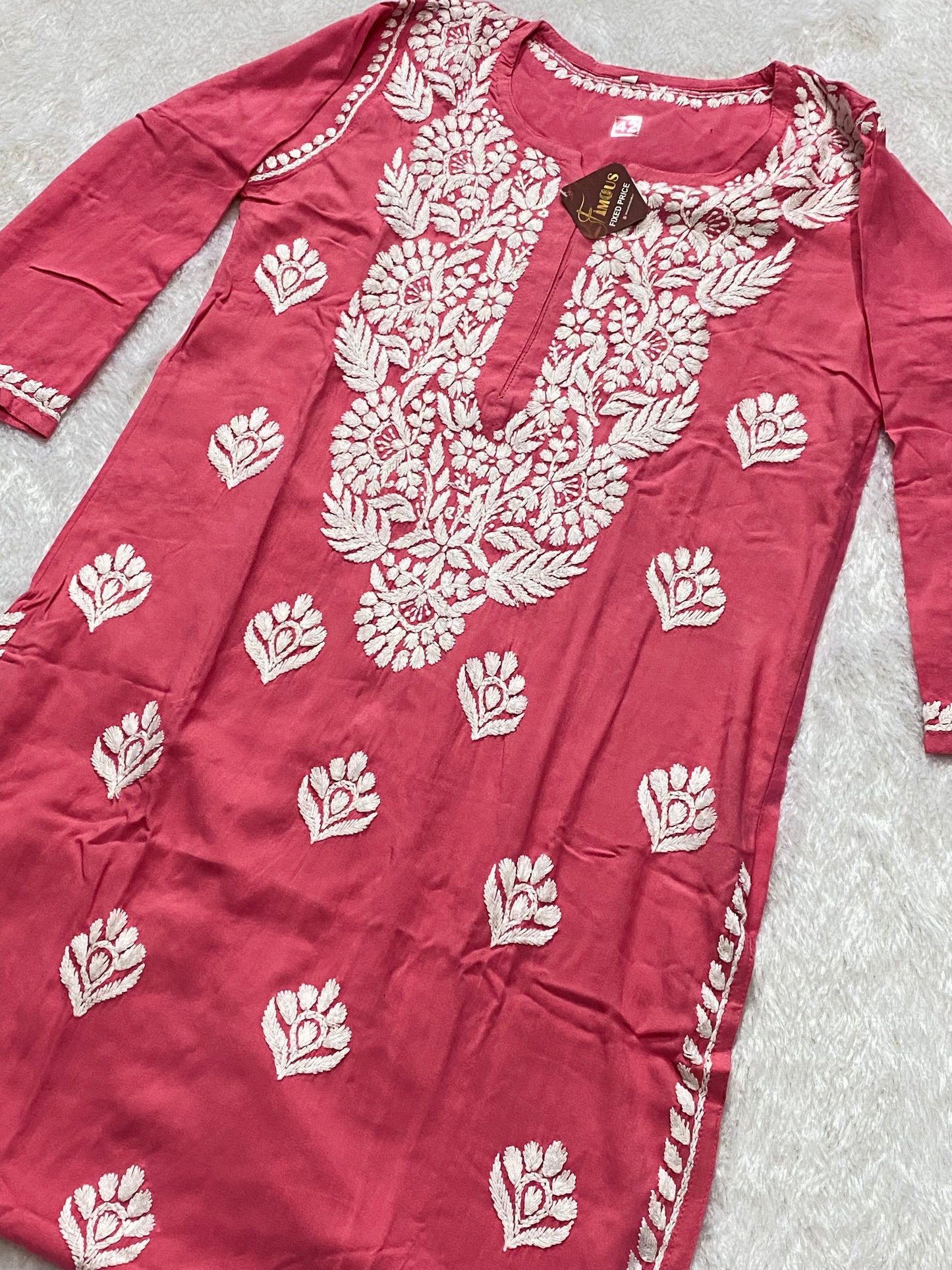 Gulraiz Grace Rayon Chikankari Kurta