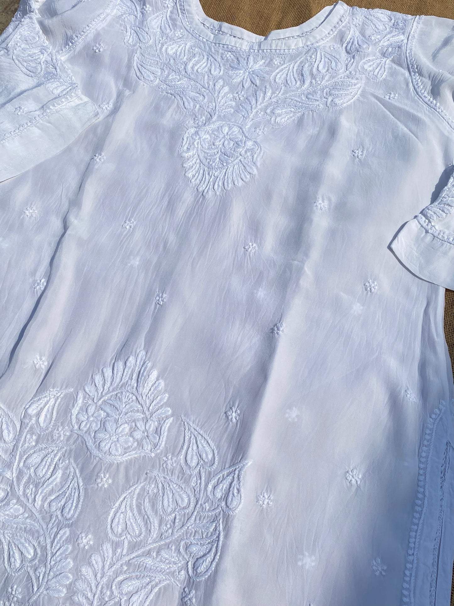 Gulnaar Grace – Chikankari Farshi Co-Ord Set