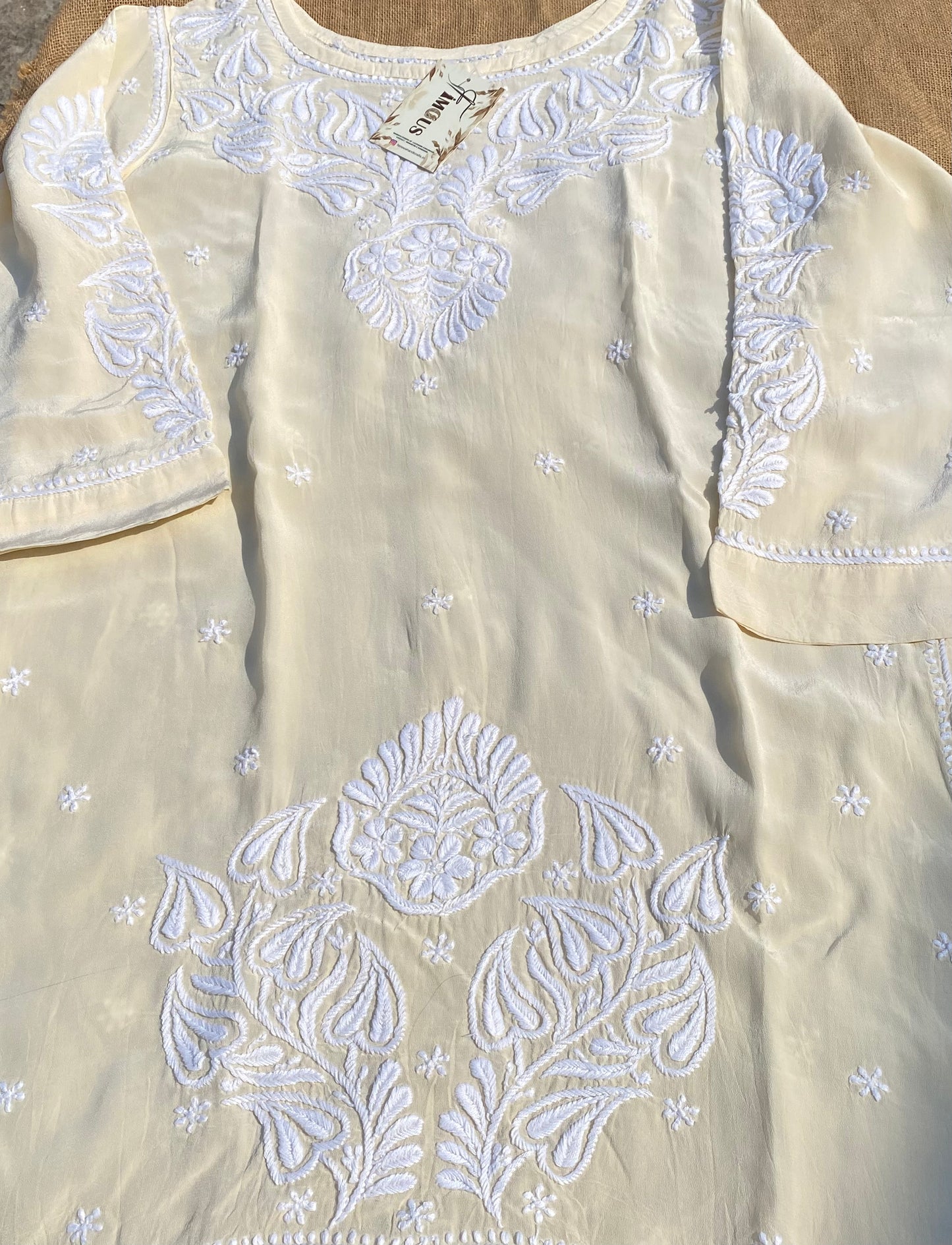 Gulnaar Grace – Chikankari Farshi Co-Ord Set