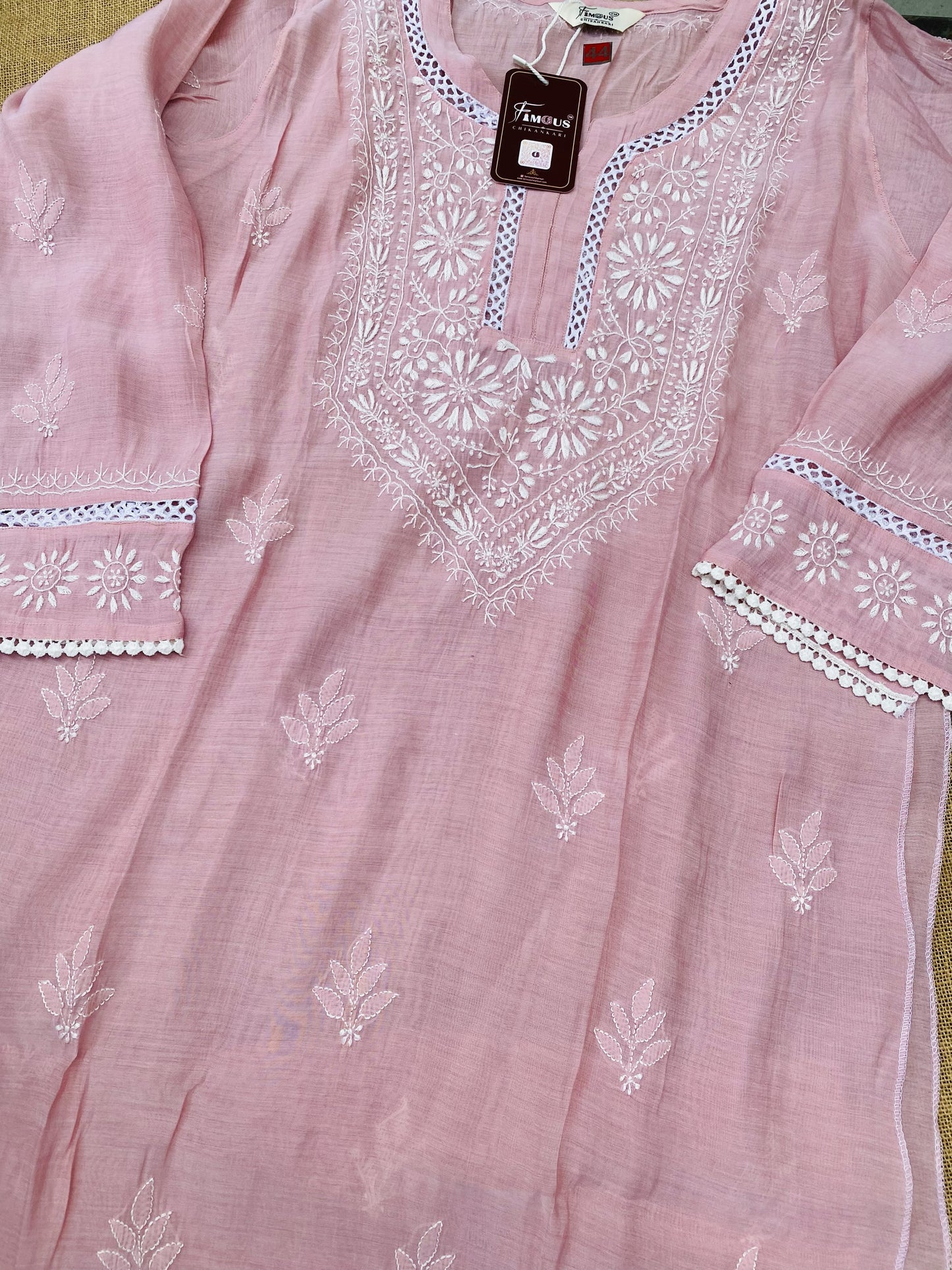 Alina – The Timeless Chikankari Semi Stitched Co-ord Set
