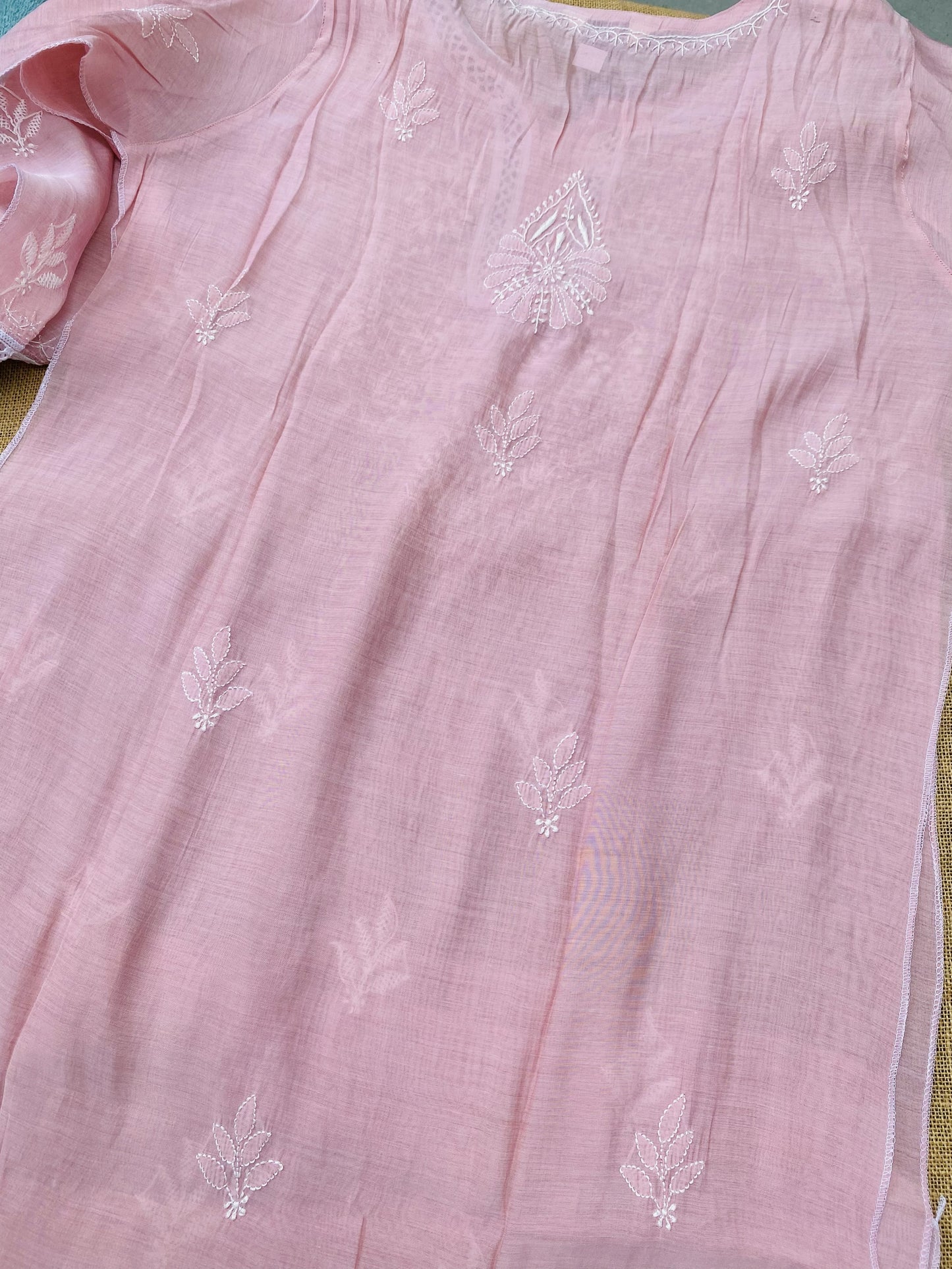 Alina – The Timeless Chikankari Semi Stitched Co-ord Set
