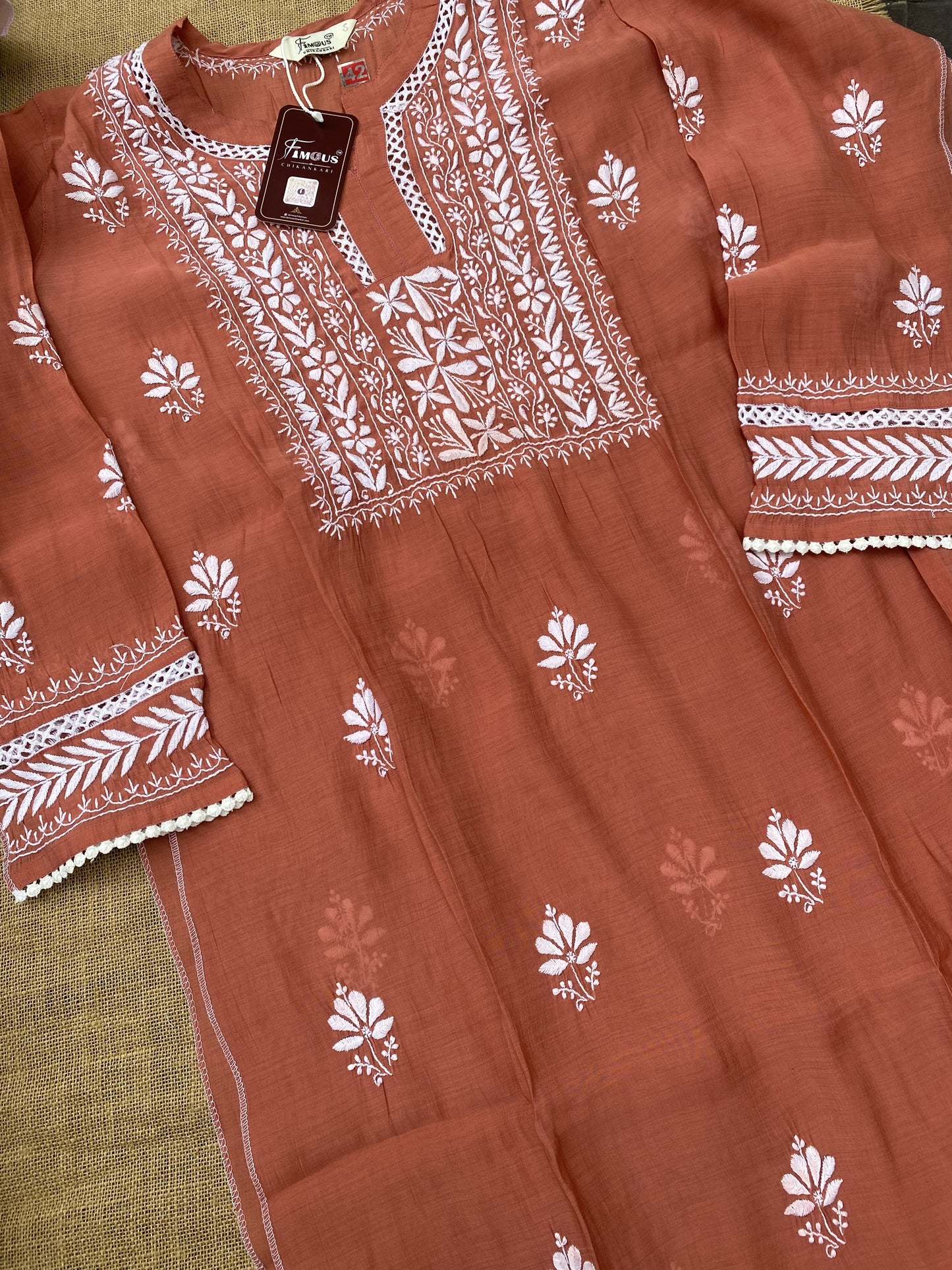Alina – The Timeless Chikankari Semi Stitched Co-ord Set