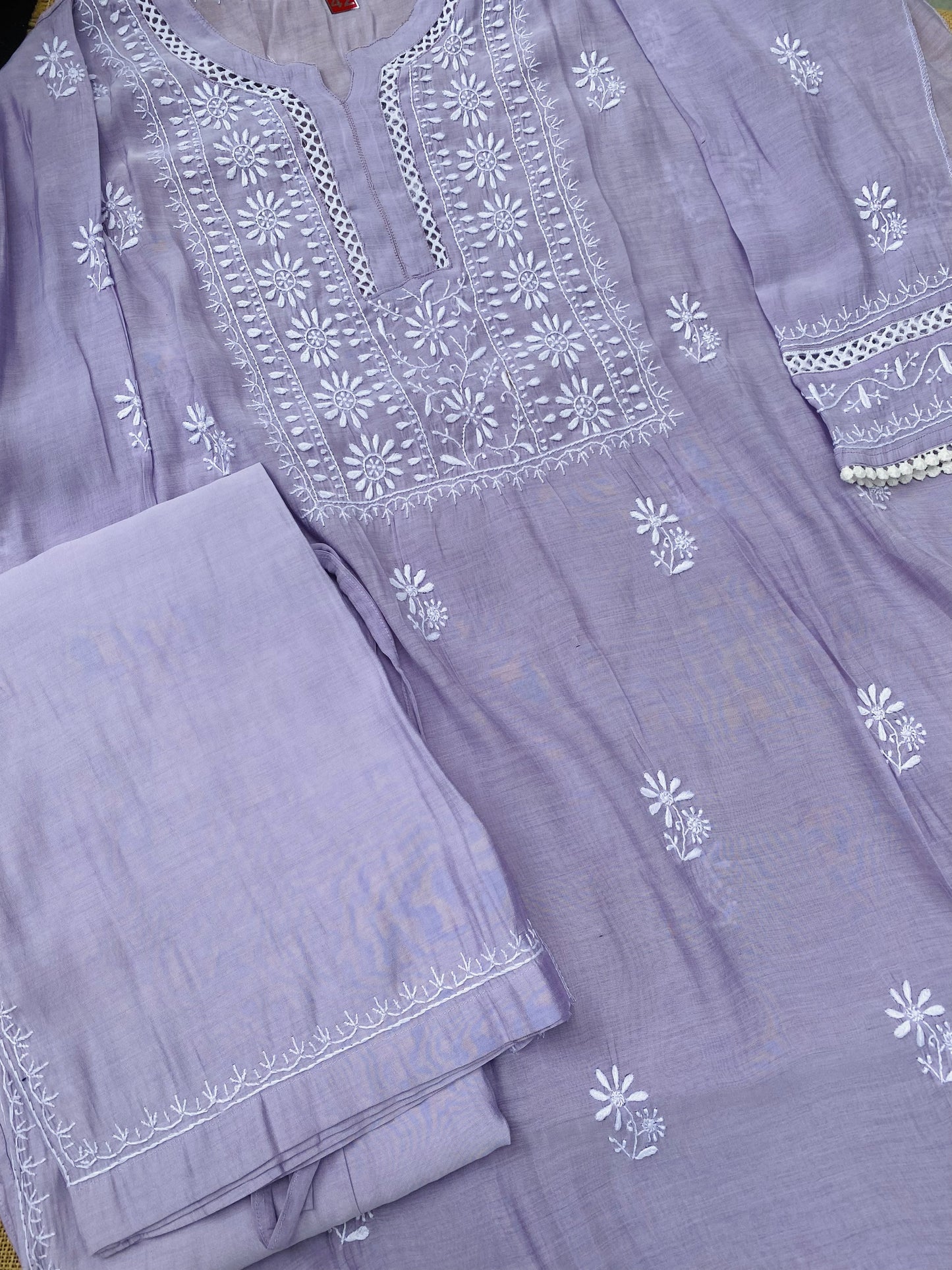 Alina – The Timeless Chikankari Semi Stitched Co-ord Set