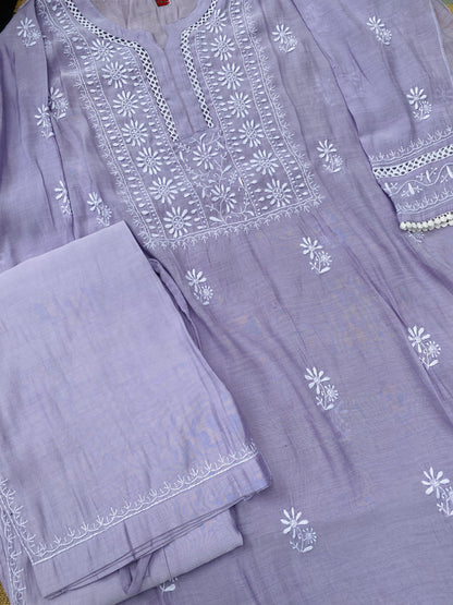 Alina – The Timeless Chikankari Semi Stitched Co-ord Set