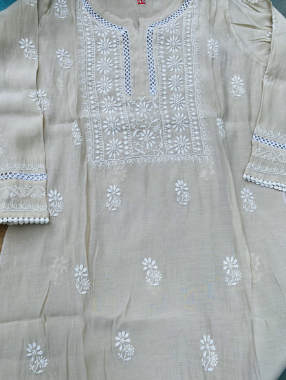 Alina – The Timeless Chikankari Semi Stitched Co-ord Set