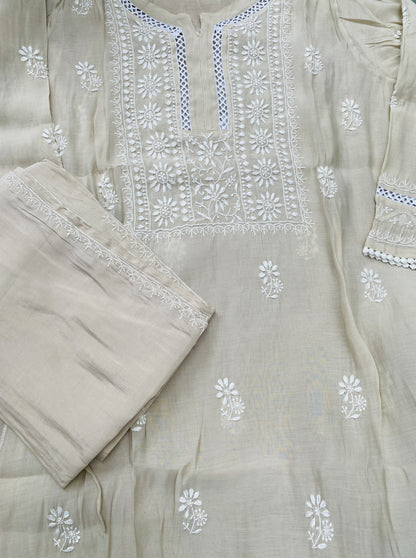 Alina – The Timeless Chikankari Semi Stitched Co-ord Set