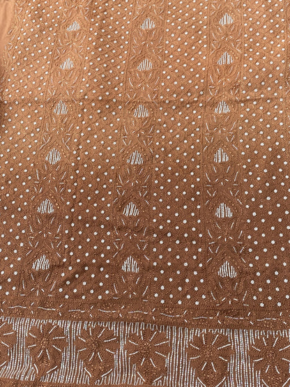 Famous Chikankari Resham Embroidered Unstitched Suit