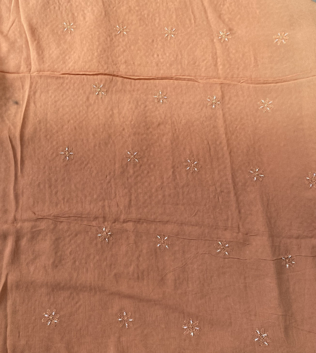 Famous Chikankari Resham Embroidered Unstitched Suit