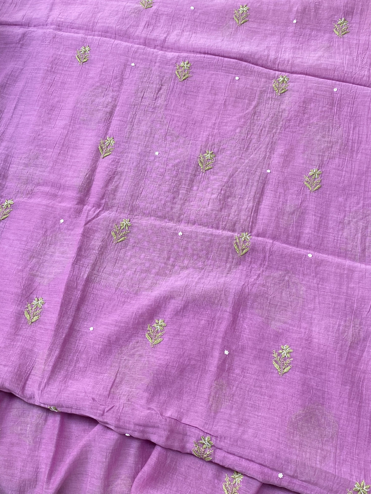 Noor-e-Mulmul Lucknowi Chikankari Unstitched Suits