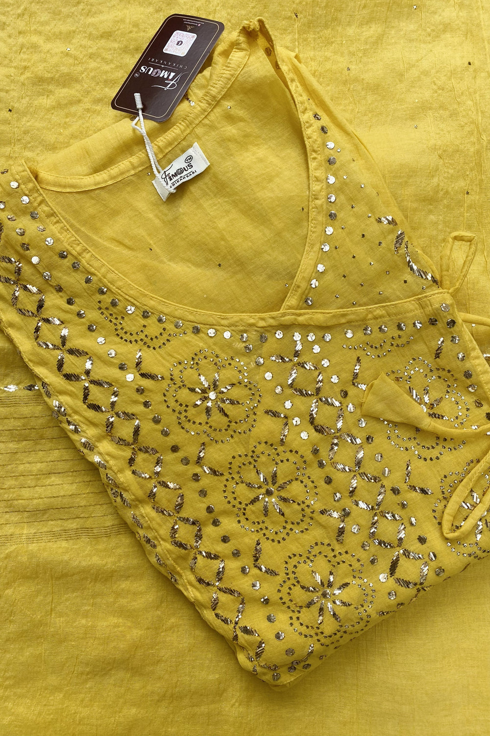 Roohani Mukaish Angarkha Style Gown Dupatta Set