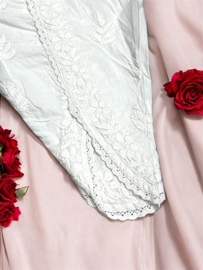 Chikankari Dhoti Style Shalwar - Famous Chikankari