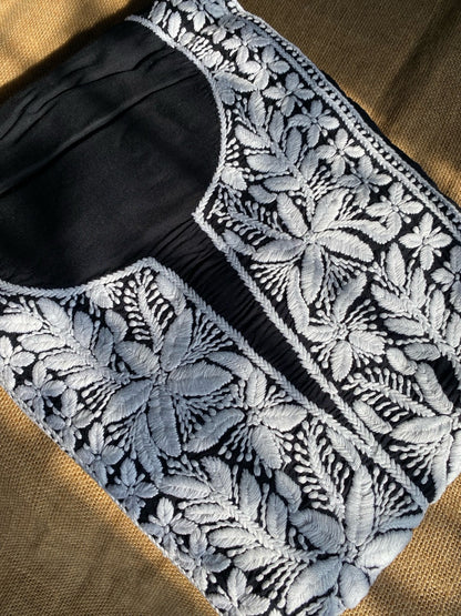 Soft Modal Chikankari Unstiched Dress Material - Unstiched - Famous Chikankari