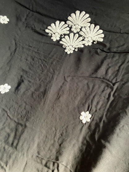 Soft Modal Chikankari Unstiched Dress Material - Unstiched - Famous Chikankari