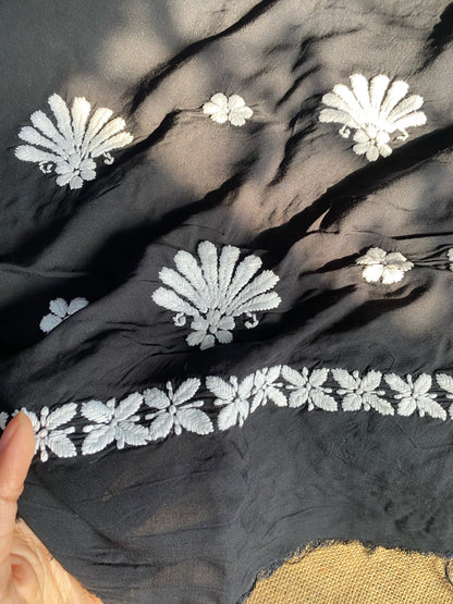 Soft Modal Chikankari Unstiched Dress Material - Unstiched - Famous Chikankari