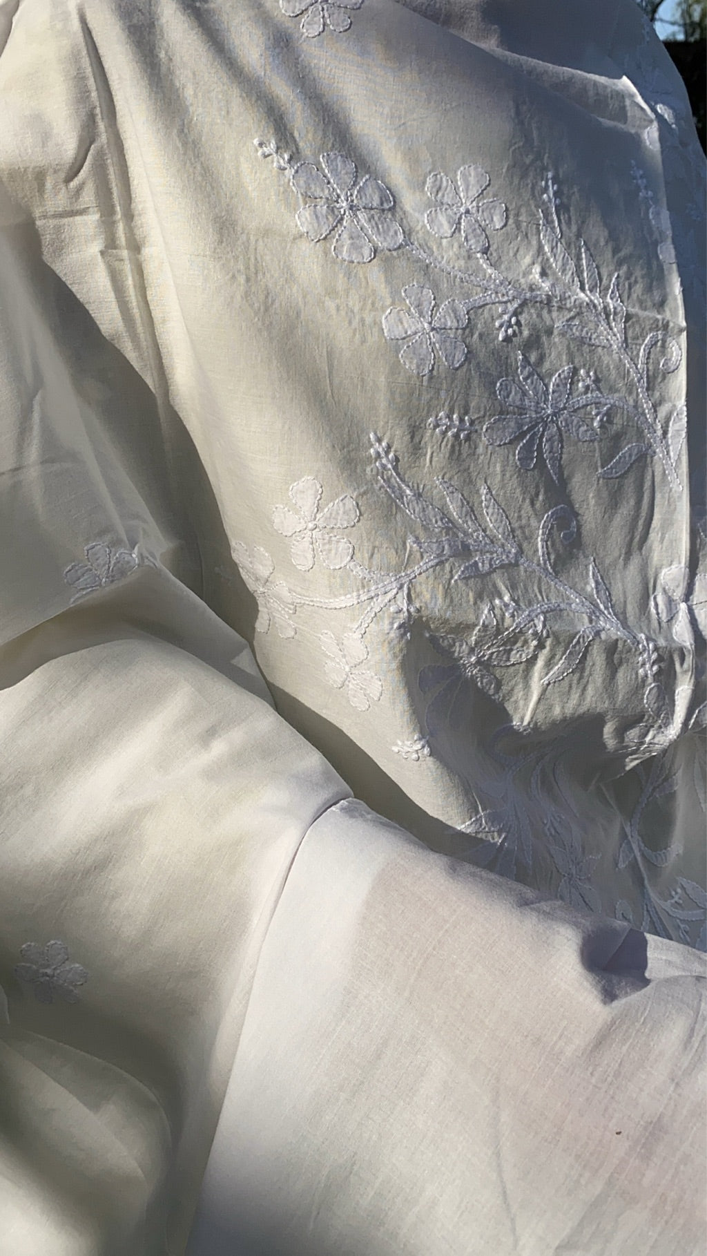 Suroor Chikankari Mulmul Designer Dupatta