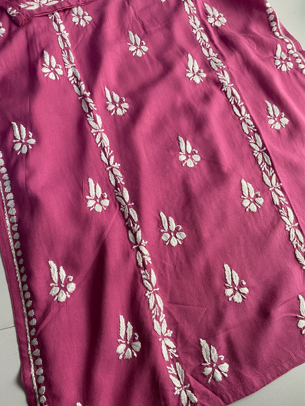Hafsa Chikankari Premium Reyon Kurtis