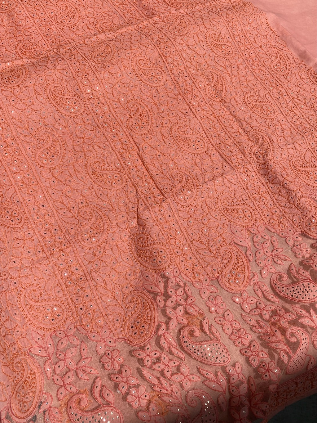 Naaz Chikankari Netpatch Unstiched Kurta