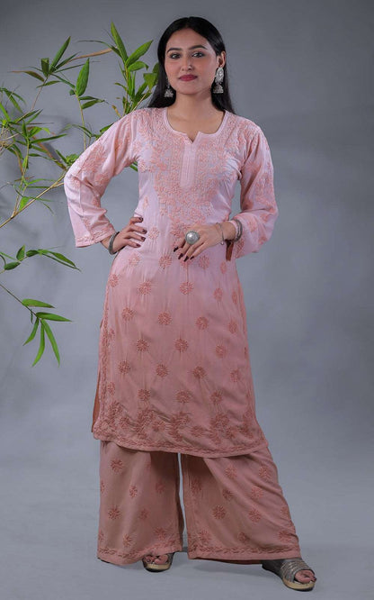 Lavanya Modal Chikankari Kurta Plazo Set