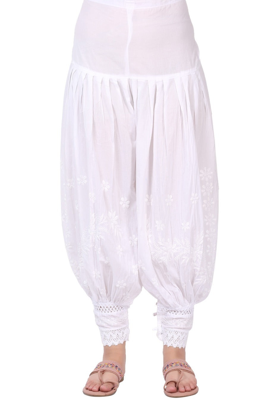 Chikankari Afghani Style Shalwar