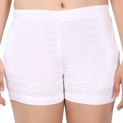 Chikankari Hot Pants - Famous Chikankari