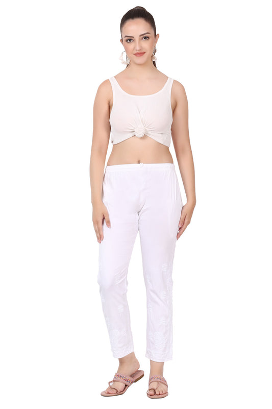 Stylish Lycra Chikankari Pant